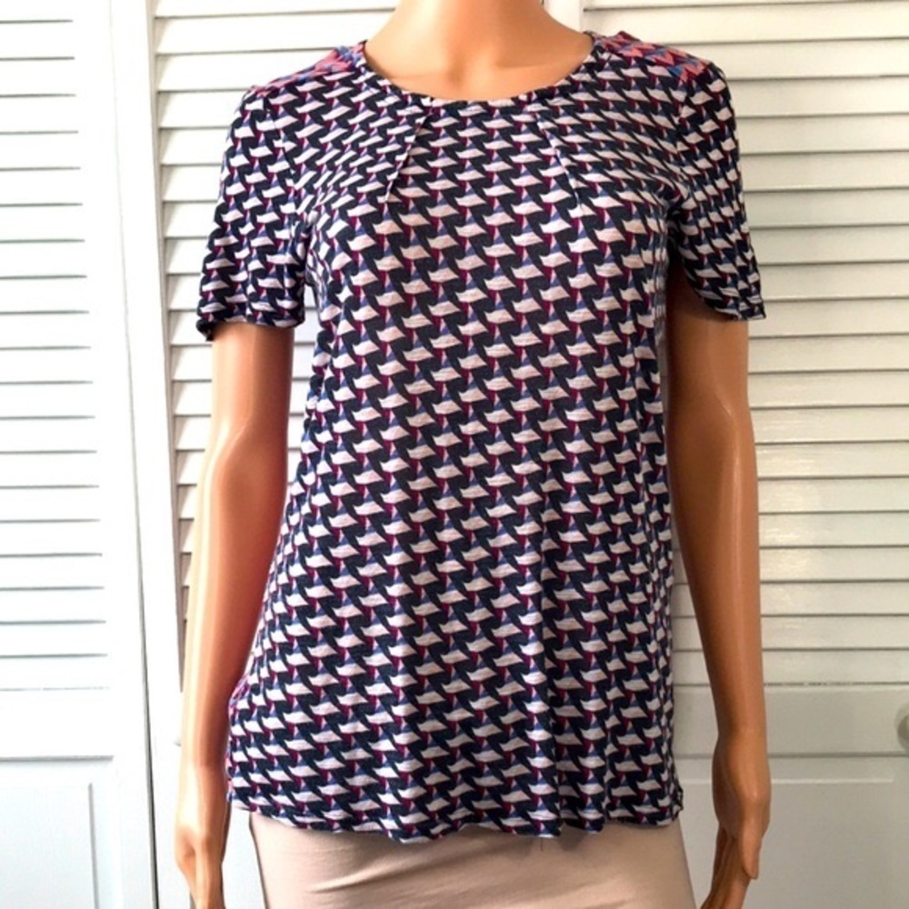 MARC By Marc Jacobs Multicolor Short Sleeve Shirt Size Medium